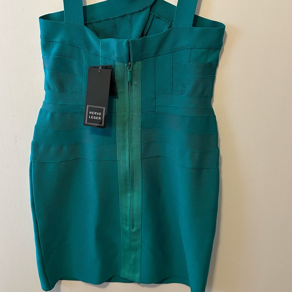 Herve Leger Mini Dress - Size L - Picture 3 of 4